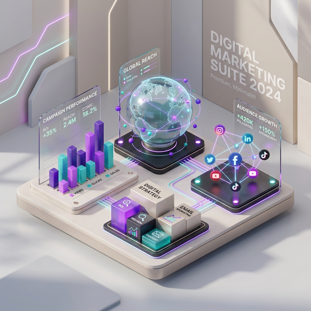 Digital agency concept